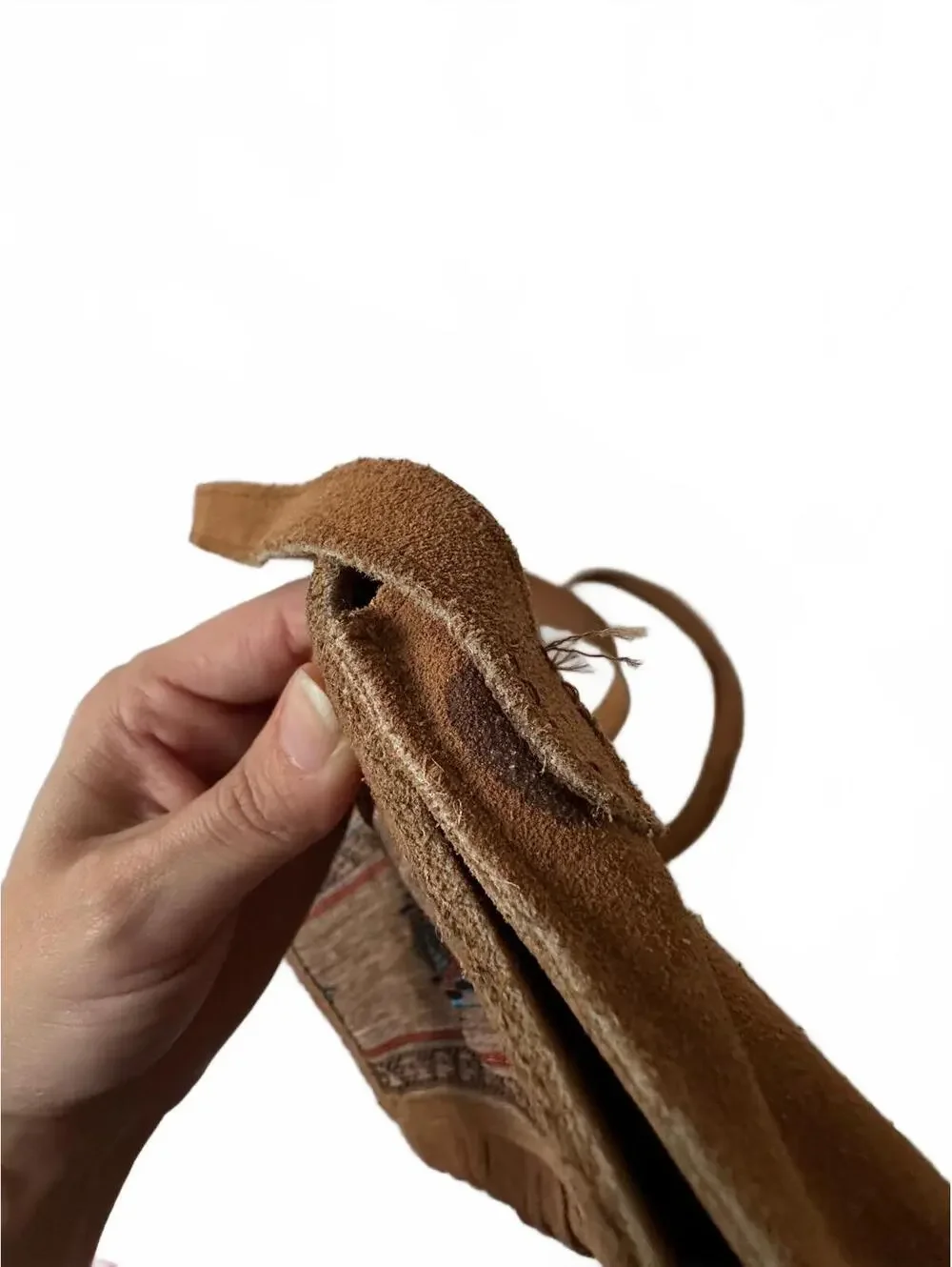 Minnetonka Fringe Leather Crossbody